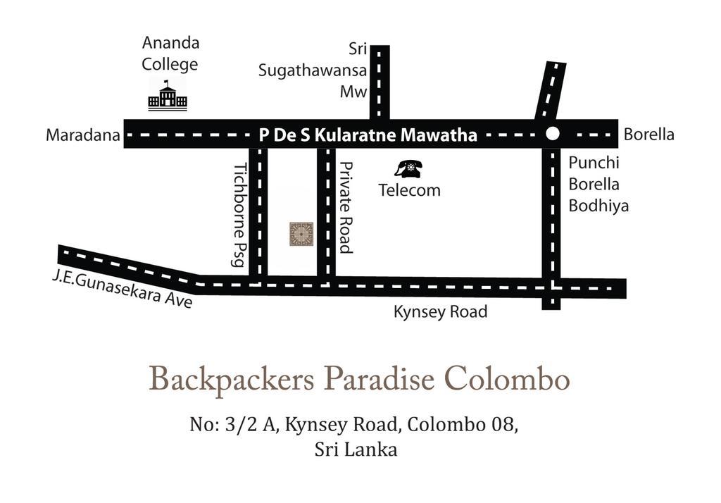 Backpackers Paradise كولمبو المظهر الخارجي الصورة